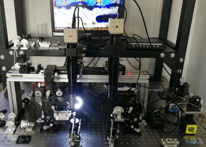 University laboratory waveguide coupling